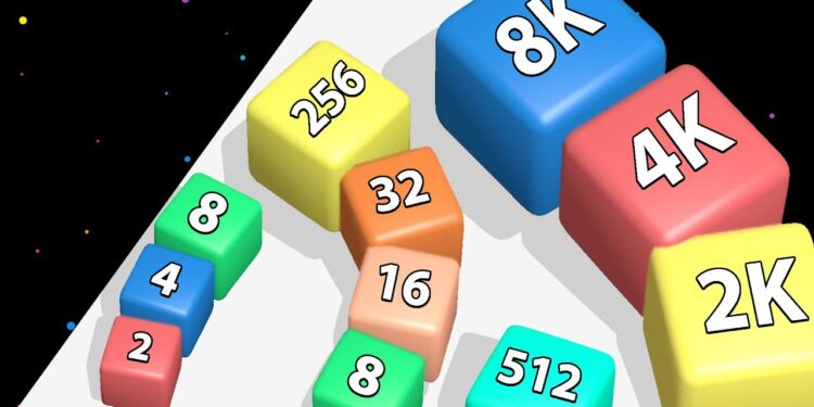 Cubes 2048 io