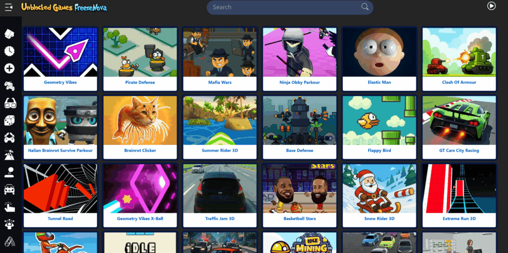 Unblocked Games FreezeNova