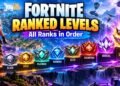Fortnite ranked levels from Bronze through Champion, Unreal and Unreal Legends